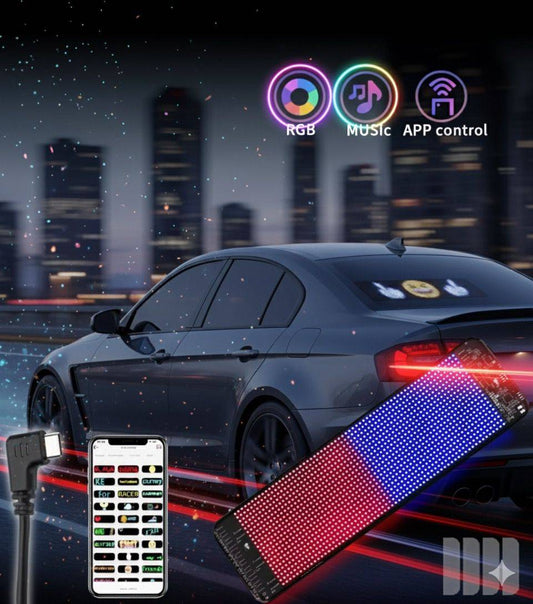 Écran LED personnalisable pour voiture
